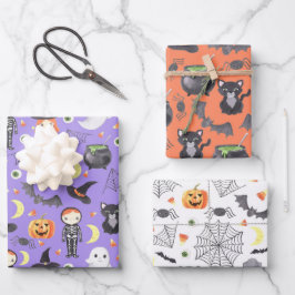 Leuke Waterverf Halloween Kostuum Kinder Inpakpapier Vel