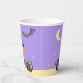 Leuke Waterverf Halloween Kostuum Kinder Papieren Bekers (Rechts)