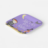 Leuke Waterverf Halloween Kostuum Kinder Papieren Bordje (Gebogen)