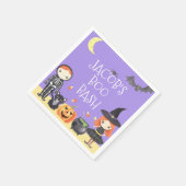 Leuke Waterverf Halloween Kostuum Kinder Servet (Hoek)