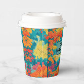 Leuke waterverf herfst herfst baby shower papieren bekers (Rechts)