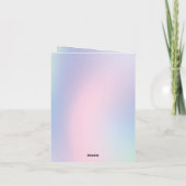 Leuke Waterverf pastel Eenhoorns Regenboog Verjaar (Achterkant)