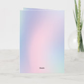 Leuke Waterverf pastel Eenhoorns Regenboog Verjaar (Achterkant)