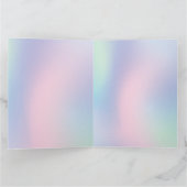 Leuke Waterverf pastel Eenhoorns Regenboog Verjaar Kaart (Binnen)