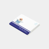 Leuke Waterverf Pinguïn Post-it® Notes (Schuin)