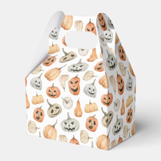 Leuke Waterverf pompoenpatroon Bedankdoosjes (Achterkant)