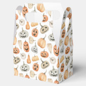 Leuke Waterverf pompoenpatroon Bedankdoosjes (Geopend)