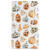 Leuke Waterverf pompoenpatroon Klein Cadeauzakje (Voorkant)