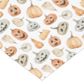 Leuke Waterverf pompoenpatroon Korte Tafelloper (Hoek)