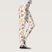 Leuke Waterverf pompoenpatroon Leggings (Rechts)