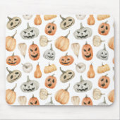 Leuke Waterverf pompoenpatroon Muismat (Voorkant)