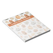 Leuke Waterverf pompoenpatroon Notitieblok (Schuin)