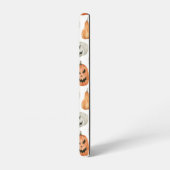 Leuke Waterverf pompoenpatroon Samsung Galaxy Hoesje (Linkerkant)