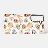 Leuke Waterverf pompoenpatroon Samsung Galaxy Hoesje (Achterkant horizontaal)