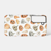 Leuke Waterverf pompoenpatroon Samsung Galaxy Hoesje (Achterkant horizontaal)