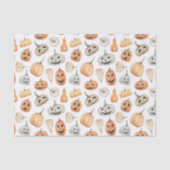 Leuke Waterverf pompoenpatroon Tissuepapier (Voorkant)