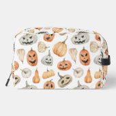 Leuke Waterverf pompoenpatroon Toilettasje (Achterkant)