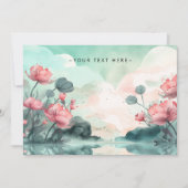 Leuke Waterverf Rand Gepersonaliseerde Note Kaart (Voorkant)