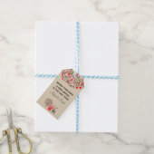 Leuke Waterverf Rendier Earth Tone of elke kleur Cadeaulabel (Met Touw)