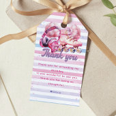 Leuke Waterverf Roller Blade Verjaardag Cadeaulabel
