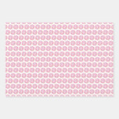 Leuke Waterverf Roze Sprinkle Donuts Patroon Inpakpapier Vel (Voorkant 3)