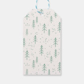 Leuke Waterverf Sloth Slow & Cosy Christmas Season Cadeaulabel (Achterkant)