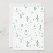 Leuke Waterverf Sloth Slow & Cosy Christmas Season Feestdagenkaart (Achterkant)