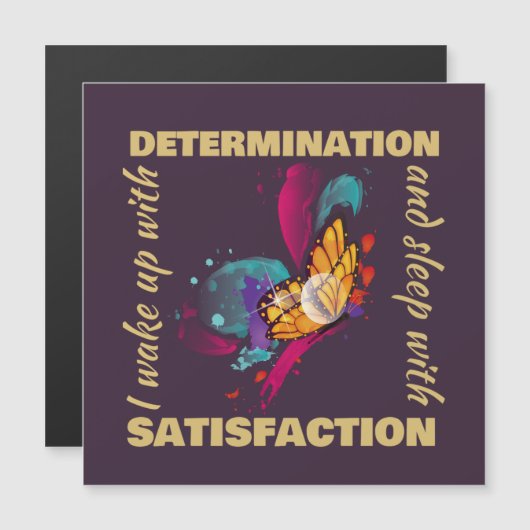 Leuke Waterverf Vlinder Motivatie (Voorkant / Achterkant)