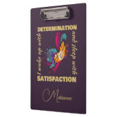 Leuke Waterverf Vlinder Motivatie Klembord (Links)