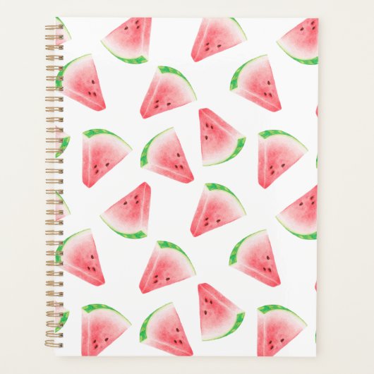 Leuke Waterverf Watermeloen Planner (Voorkant)