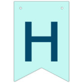 Leuke Waterverf Whale Party Pet Verjaardag Vlaggetjes (Tweede vlag)