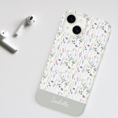 Leuke Waterverf  Wildflower gepersonaliseerd Case-Mate iPhone Case