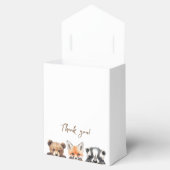 Leuke Waterverf Woodland Dieren Baby shower Bedankdoosjes (Geopend)