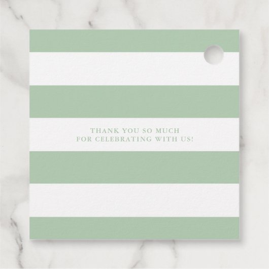 Leuke Waterverf Woodland Fox Baby shower Dank u Bedankjes Labels (Achterkant)