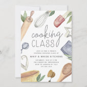 Leuke waterverfkeukenklas kaart (Voorkant)