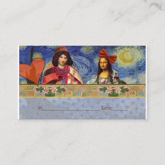 Leuke Wedding Place kaarten Sterrennacht Fantastis Plaatskaartje (Voorkant)