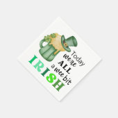 Leuke Wee Bit Ierse cocktail servetten (Hoek)