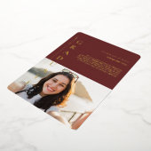 Leuke weetjes | Moderne Eenvoudige Foto Aankondigi Folie Uitnodiging (Gedraaid)