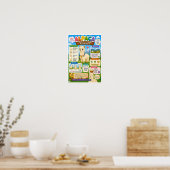 Leuke weetjes over Alpaca voor kinderen Poster (Keuken)