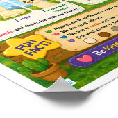Leuke weetjes over Alpaca voor kinderen Poster (Hoek)