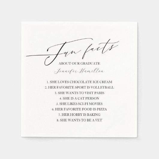 Leuke weetjes over het Afstuderen Afstudeerder fee Servet (Voorkant)