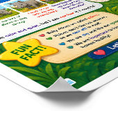 Leuke weetjes over neushoorns voor kinderen poster (Hoek)
