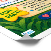 Leuke weetjes over sprinkhanen voor kinderen poster (Hoek)
