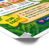 Leuke weetjes over varkens voor kinderen poster (Hoek)