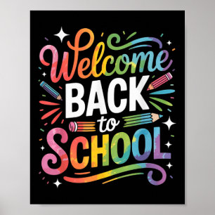 Leuke Welkom Terug Naar School Regenboog Leraren S Poster
