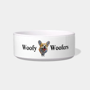 Leuke Welsh Corgi Dog Bowl Voerbakje