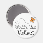 Leuke werelden beste violist Sinaasappel Magneet (Voorkant / Achterkant)