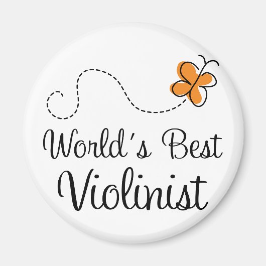 Leuke werelden beste violist Sinaasappel Magneet (Voorkant)