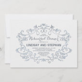 Leuke wervelingen & bloeit casual repetitiediner kaart (Voorkant)