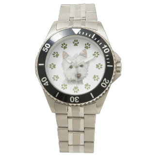 Leuke Westie Dog Art Watch Horloge